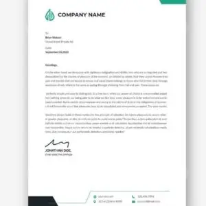 letter head 80 grm paper (5) pad (one color)